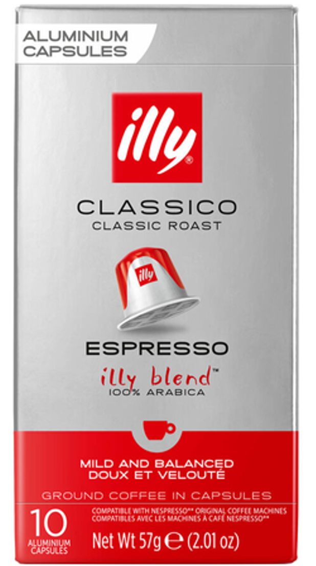 Illy Coffee Capsules Classico 10 x 10cps | Cg. 9,95 per verpakking